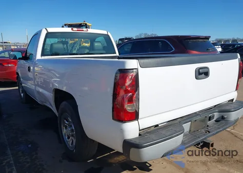 2007 Chevrolet Silverado 1500 Classic Work Truck из США, поврежденный, VIN 3GCEC14X57G185601